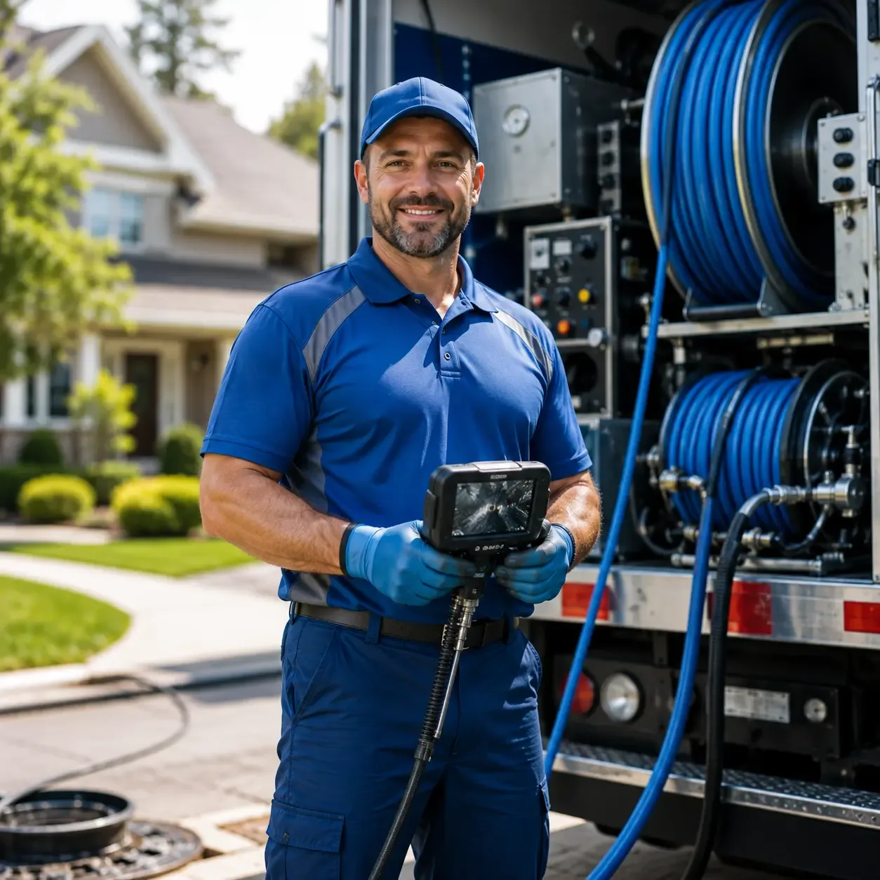 Local outdoor drain cleaning specialists in Darlington, WI